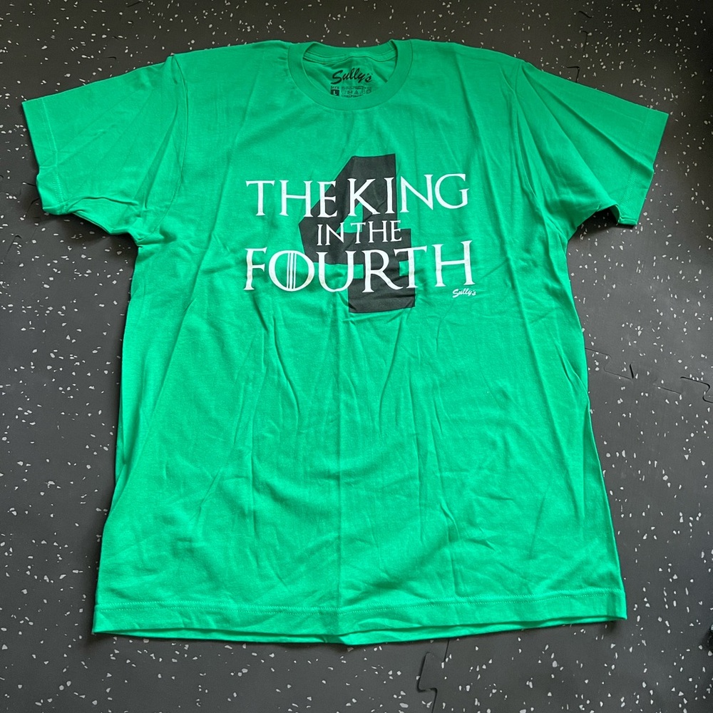 Isaiah Thomas King in the fourth Boston Celtics shirt - Game of Thrones